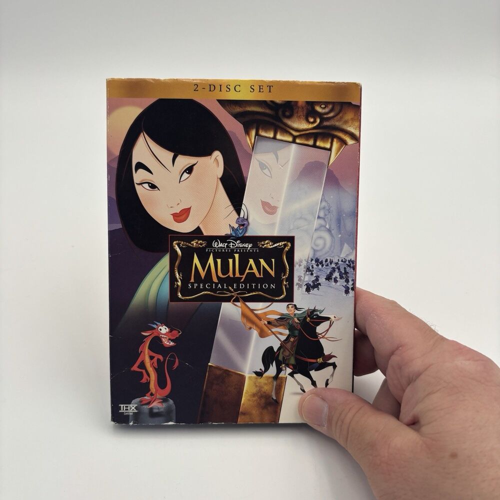Disney Mulan Special Edition DVD 2-Disc Set 2004 THX Widescreen w/ Slipcover